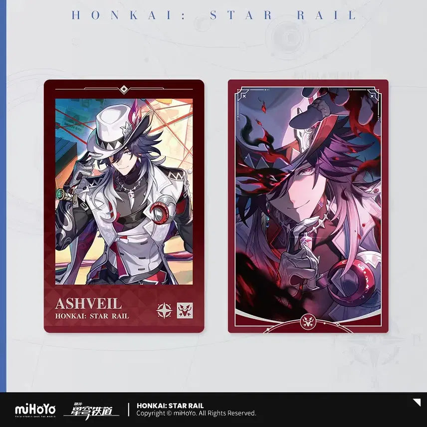 [BUNJANG] Honkai Star Rail Official Merchandise Ashvail Card Set / 붕괴 스타레일 붕스 공식 특전 굿즈 애쉬베일 카드