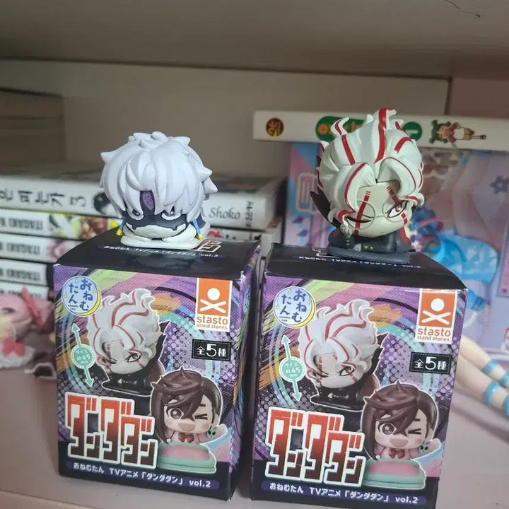 [BUNJANG] Stand Stones Dan Da Dan Onemutan Figure Vol. 2 Okaburo Set (2 Types) / [정품] 다인다단 오네무탄 피규어 vol.2 오카룬 2종 세트 (지지,오카룽)