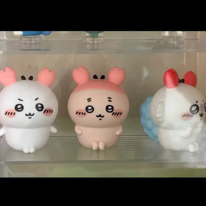 [BUNJANG] Chiikawa Crab Figure Set (3 Types) / 치이카와 꽃게 피규어 3종 일괄