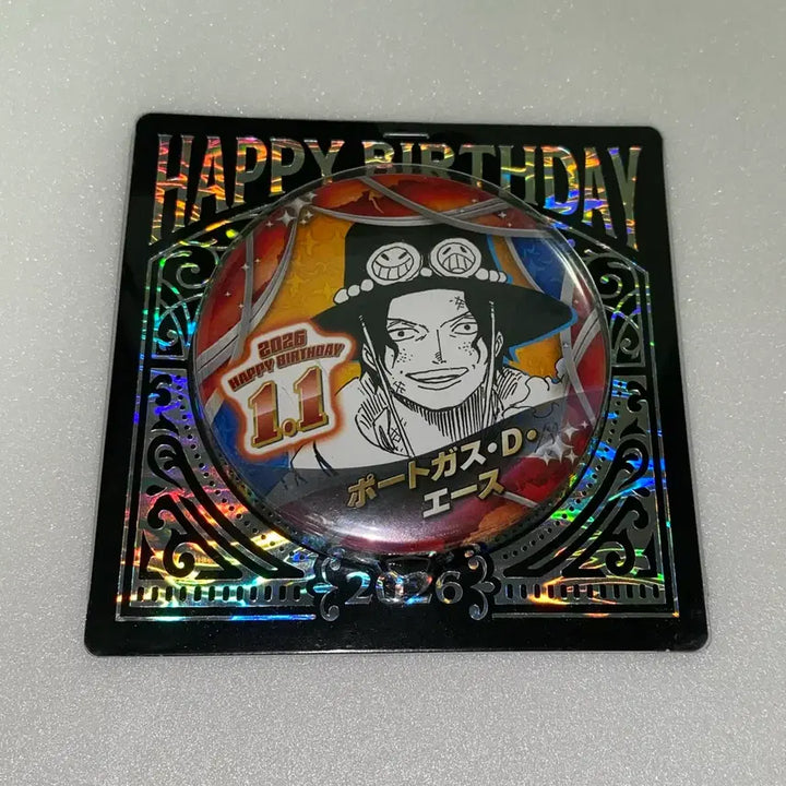 [BUNJANG] One Piece 2026 Birthday Ace Can Badge / [새상품] 원피스 2026 생일 캔뱃지 에이스
