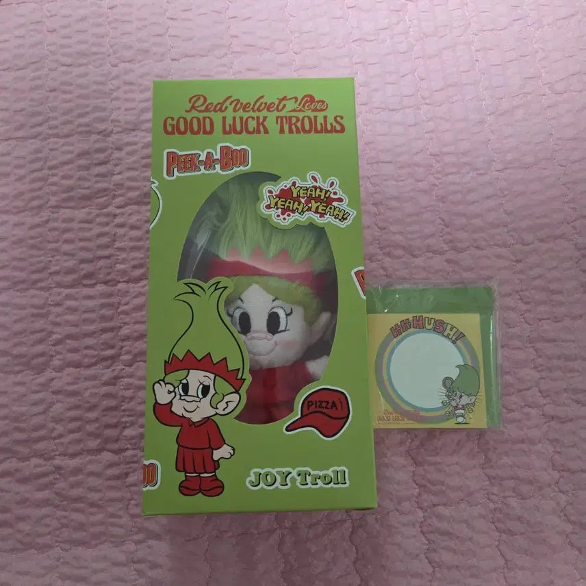 [BUNJANG] Red Velvet Joy Trolls Doll Memo Pad Bundle Set / 레드벨벳 트롤 인형 메모지 조이 굿럭트롤스