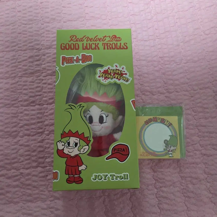 [BUNJANG] Red Velvet Joy Trolls Doll Memo Pad Bundle Set / 레드벨벳 트롤 인형 메모지 조이 굿럭트롤스