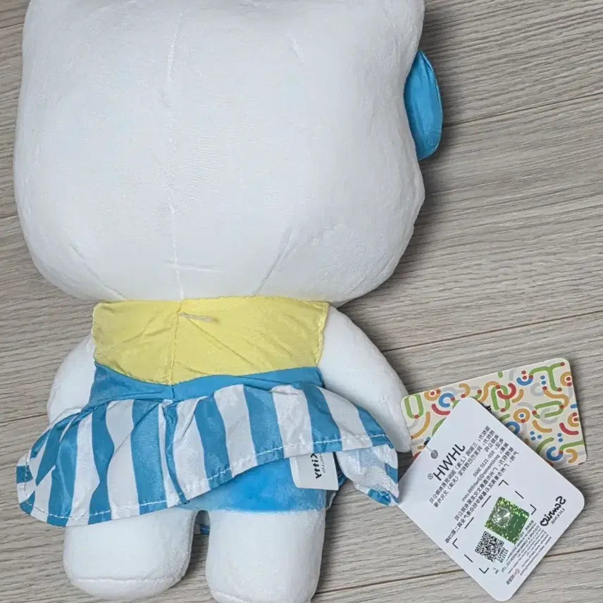 [BUNJANG] Hello Kitty Yellow &amp; Blue Dress Doll / 헬로키티 인형 노랑 파랑 원피스