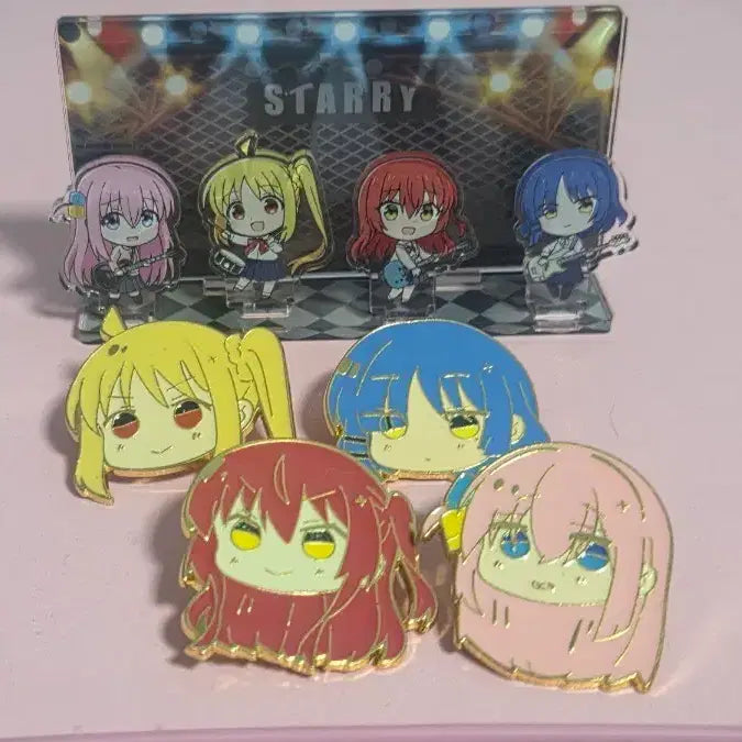 [BUNJANG] Bocchi the Rock! Diorama &amp; Pin Badge Set / [급처!!] 봇치더록 디오라마+핀뱃지