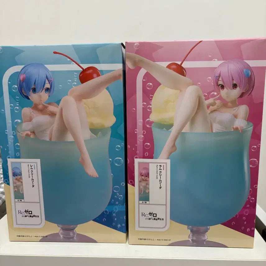 [BUNJANG] Re:Zero Cream Soda Figure Bundle Set / 리제로 크림소다 피규어 일괄판매