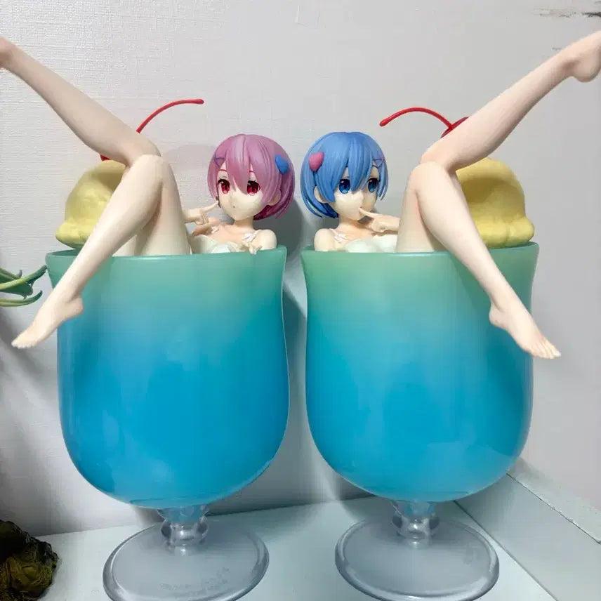 [BUNJANG] Re:Zero Cream Soda Figure Bundle Set / 리제로 크림소다 피규어 일괄판매