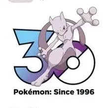[BUNJANG] Pokemon 30th Anniversary Mewtwo 30 Logo Sticker / 30주년 30로고 뮤츠 띠부씰 오늘 나왔습니다