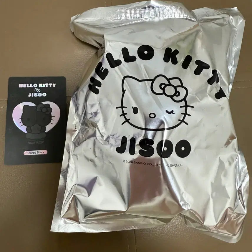 [BUNJANG] Jisoo Hello Kitty Secret Black Photocard / 지수 헬로키티 시크릿 블랙