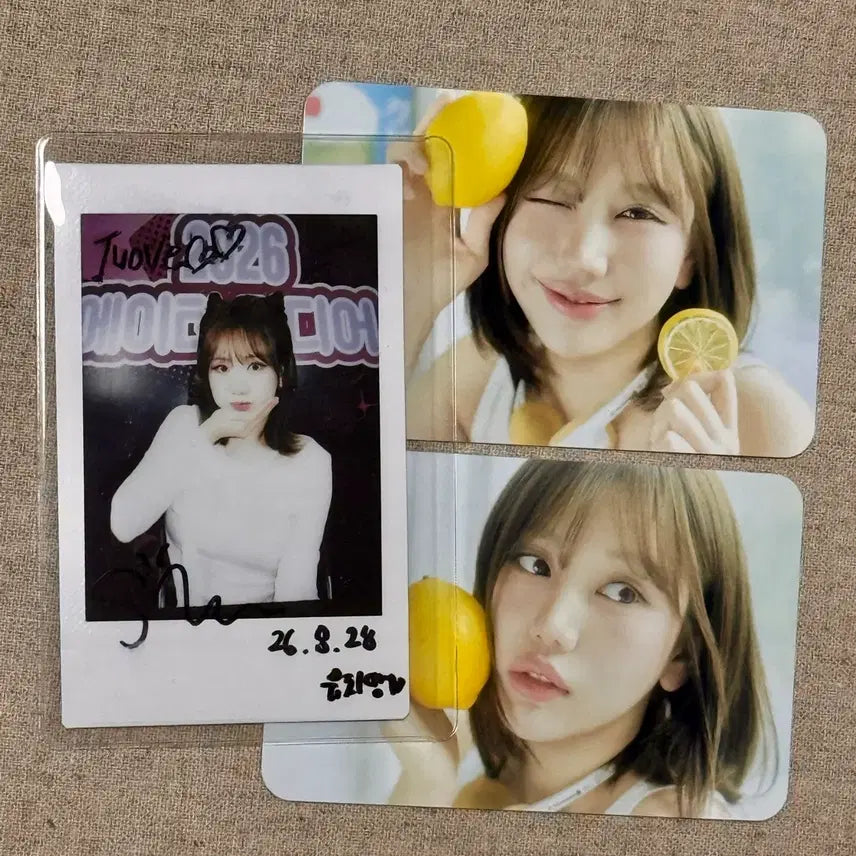 [BUNJANG] Yoochiddang Signed Polaroids + Photocard / 유치땅 친필 싸인 폴라 +포카 260828 스트리머