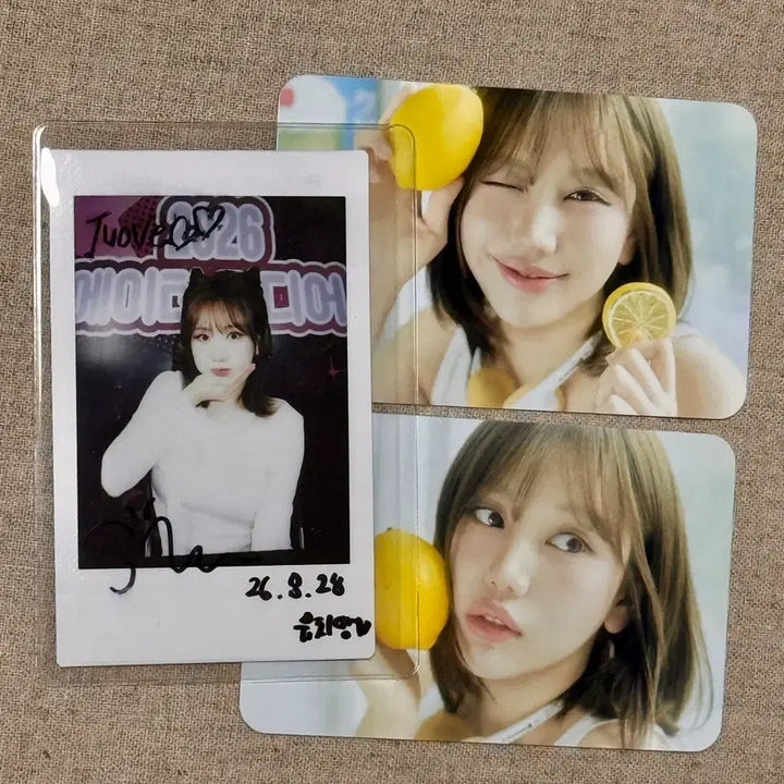 [BUNJANG] Yoochiddang Signed Polaroids + Photocard / 유치땅 친필 싸인 폴라 +포카 260828 스트리머