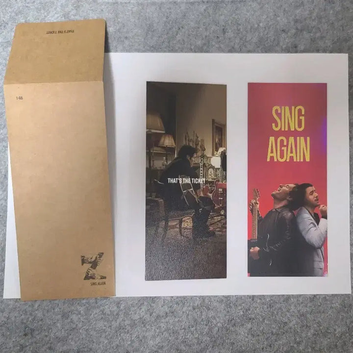 [BUNJANG] TTT Singer Again Special Poster Art Card Original Ticket Set / [TTT] 싱어게인 TTT 굿즈 특전 포스터 아트카드 오리지널티켓