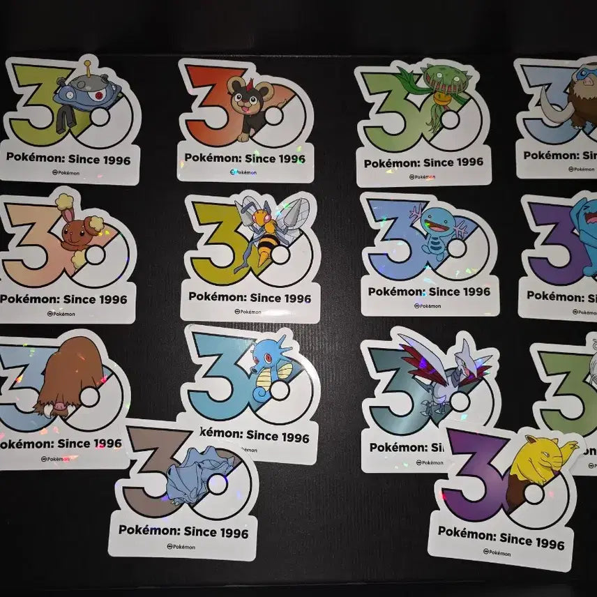 [BUNJANG] Pokemon 30th Anniversary Random Stickers / 포켓몬 30주년 랜덤 스티커 개별판매