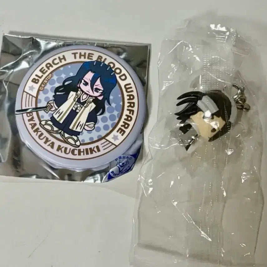 [BUNJANG] Bleach Kuchiki Byakuya Mezurushi Badge Bundle Set / 블리치 쿠치키 뱌쿠야 메지루시 뱃지 새상품 일괄