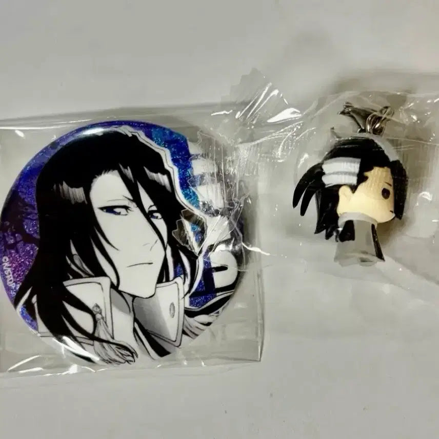 [BUNJANG] Bleach Kuchiki Byakuya Mejirushi Badge Bundle Set / 블리치 쿠치키 뱌쿠야 메지루시 뱃지 새상품 일괄