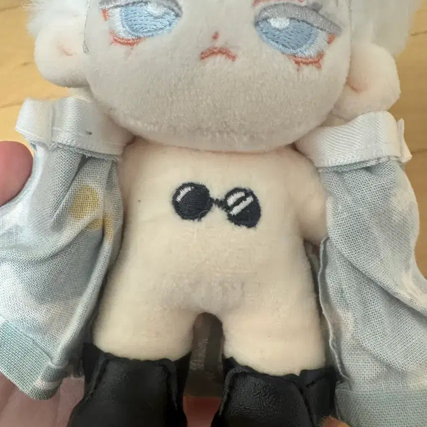 [BUNJANG] Gojo Satoru 10cm Plush Doll (Includes Outfit) / 옷 포함) 맬렁고죠 고죠 솜깅 10깅 뼈깅