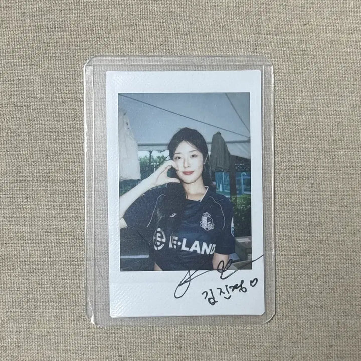 [BUNJANG] Kim Jin-kyung Autographed Photo / 김진경 친필싸인 폴라 260724 유튜버