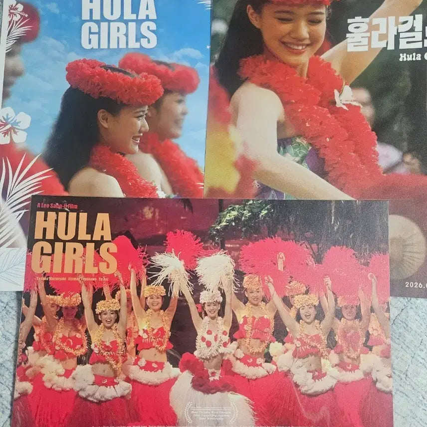 [BUNJANG] Hula Girls 3-Poster Bundle Set / 3개일괄)훌라걸스  포스터 3종