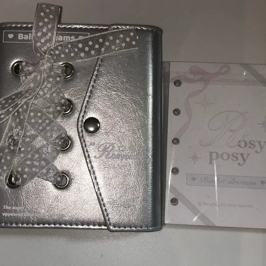 [BUNJANG] Balletcore Ribbon 5-Ring Binder Photocard Holder / 발레코어 리본 5공 포카 바인더