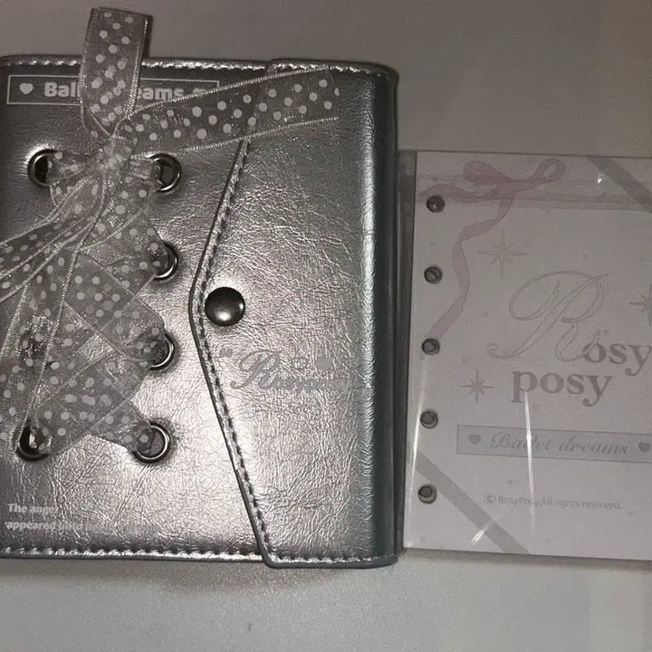 [BUNJANG] Balletcore Ribbon 5-Ring Binder Photocard Holder / 발레코어 리본 5공 포카 바인더