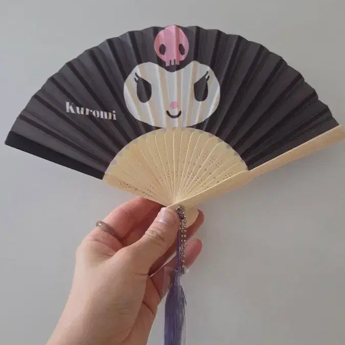 [BUNJANG] Kuromi Mini Fan / 쿠로미 미니 부채