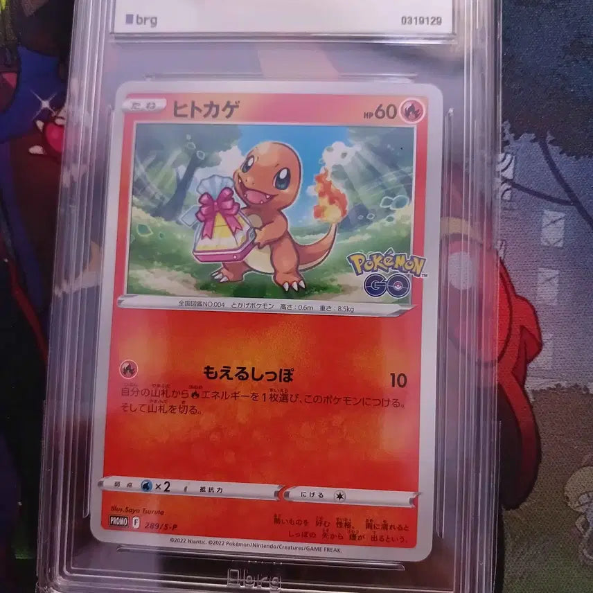 [BUNJANG] Pokemon Promo Charmander BRG9 / 선물 프로모 포켓몬고 파이리 brg9