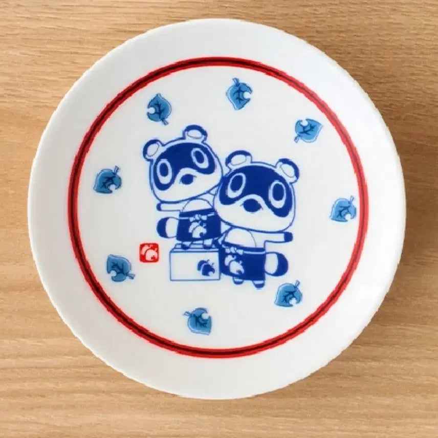 [BUNJANG] Animal Crossing "Dojiro &amp; Tobio" Plate / 모동숲 콩돌밤돌 접시, 모동숲 제일복권