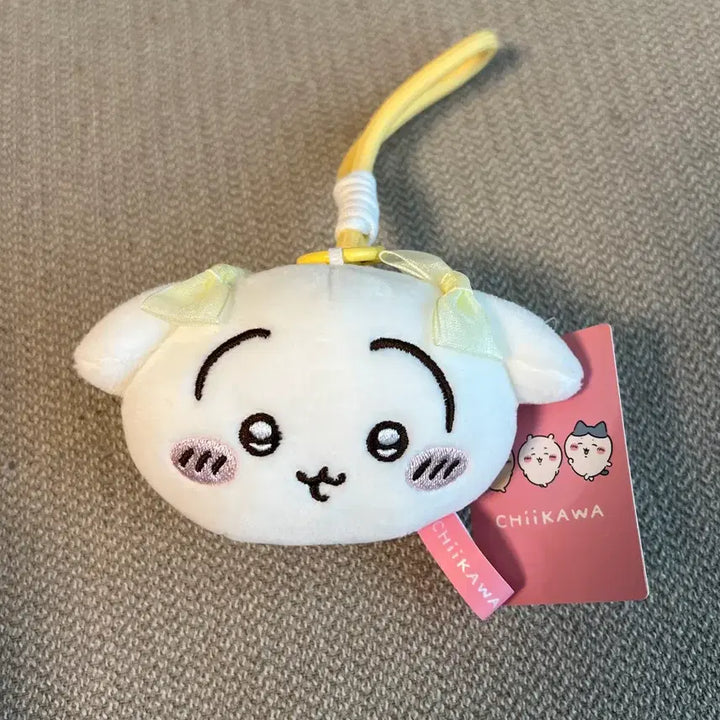 [BUNJANG] Chiikawa Usagi Ribbon Plush Keychain / 치이카와 먼작귀 우사기 토끼 리본 인형