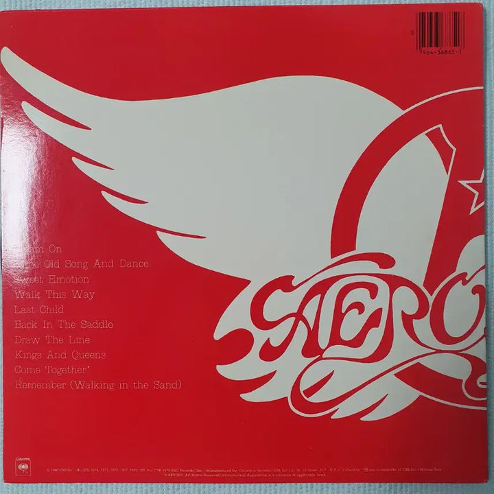 [BUNJANG] Aerosmith Greatest Hits LP (US First Press) / AEROSMITH - GREATEST HITS LP(미국초반)