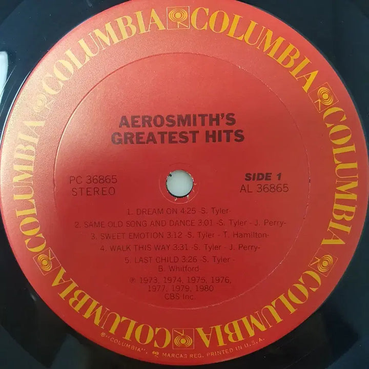 [BUNJANG] Aerosmith Greatest Hits LP (US First Press) / AEROSMITH - GREATEST HITS LP(미국초반)