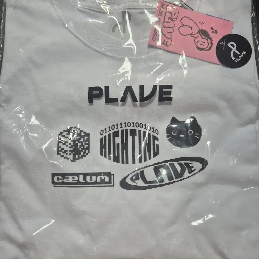 [BUNJANG] PLAVE Pixel World T-Shirt Hamin Sealed / 플레이브 더현대 반팔 픽셀월드 티셔츠 하민 미개봉
