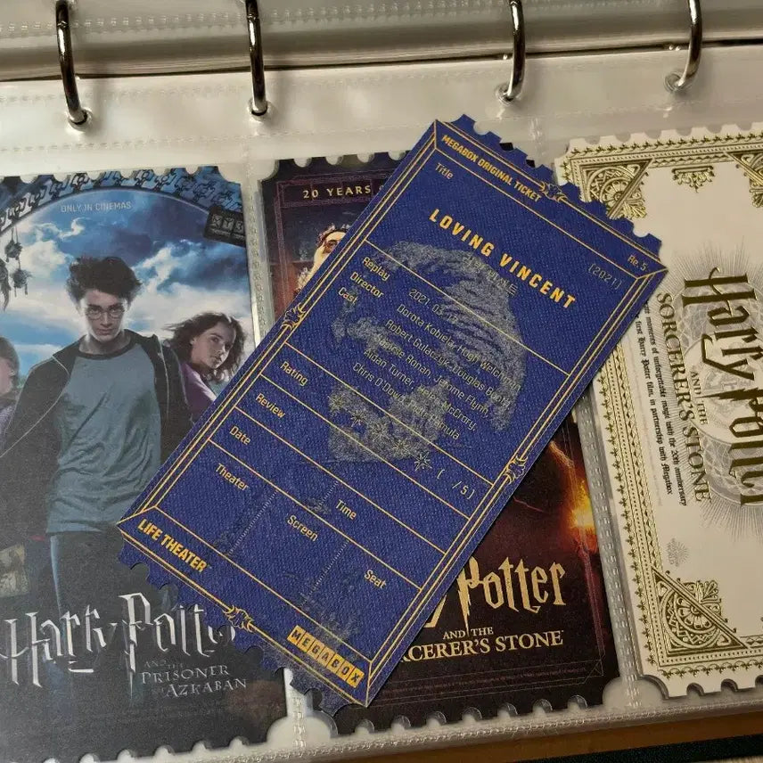 [BUNJANG] Loving Vincent Starry Night Original Ticket Re.5 / [영화굿즈]영화 러빙빈센트 반 고흐 별이빛나는밤 오리지널티켓 Re.5 2021메가박스 러빙빈센트 오티