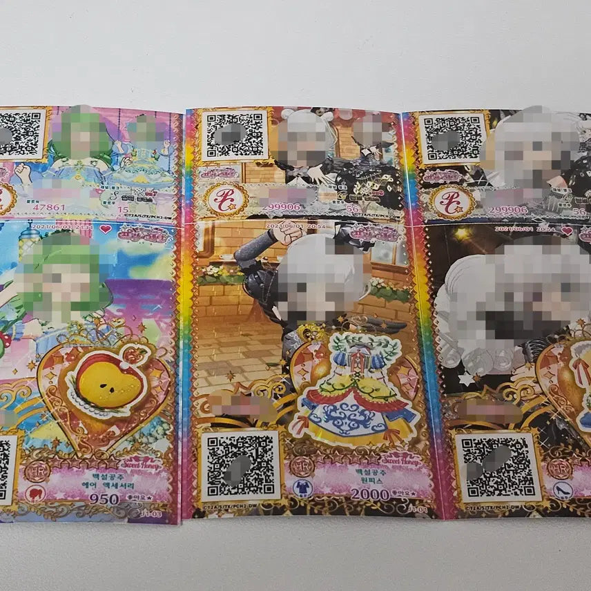 [BUNJANG] MIFARKING PriPara Pretty Channel Pretty Ticket Snow White Set / [미파킹]프리파라 프리채널 프리티켓 백설공주 세트
