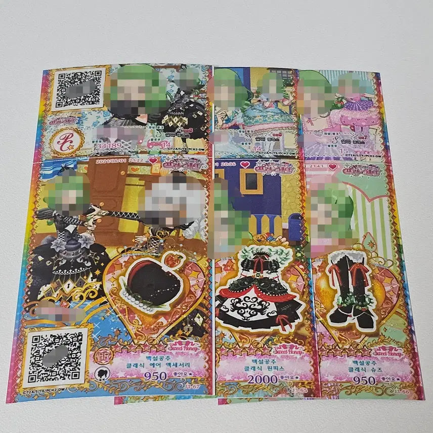 [BUNJANG] Mifaking PriPara PriChannel Pretty Ticket Snow White Classic Set / [미파킹]프리파라 프리채널 프리티켓 백설공주 클래식 세트