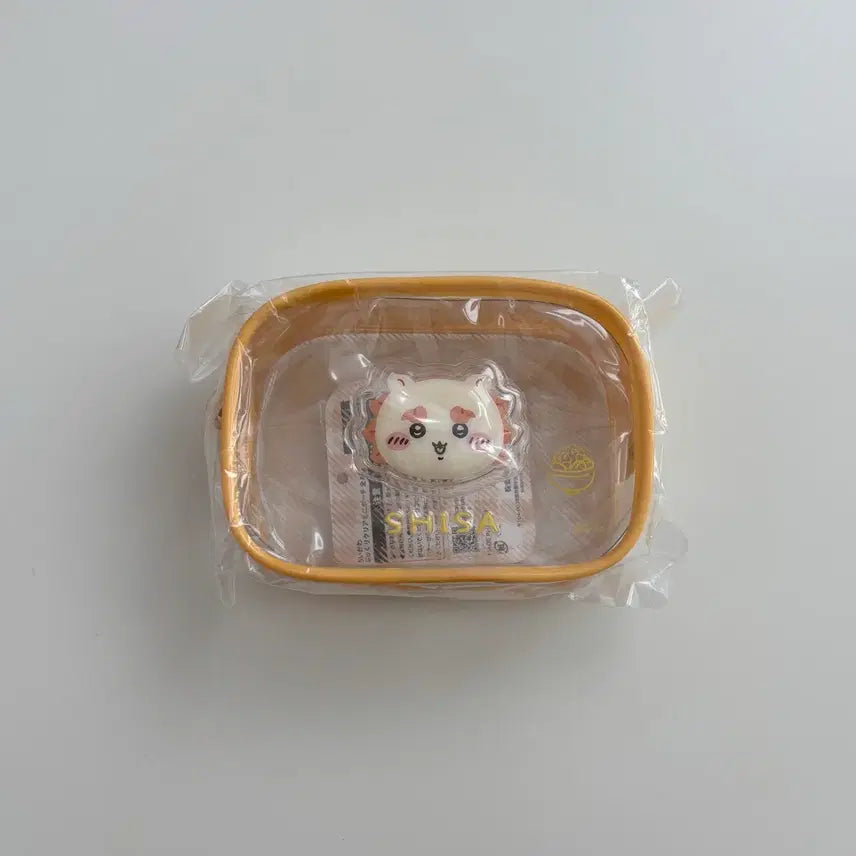 [BUNJANG] Chiikawa Fukkuri Clear Mini Pouch (Shisa) / 치이카와 풋쿠리 클리어 미니 파우치 (시사)