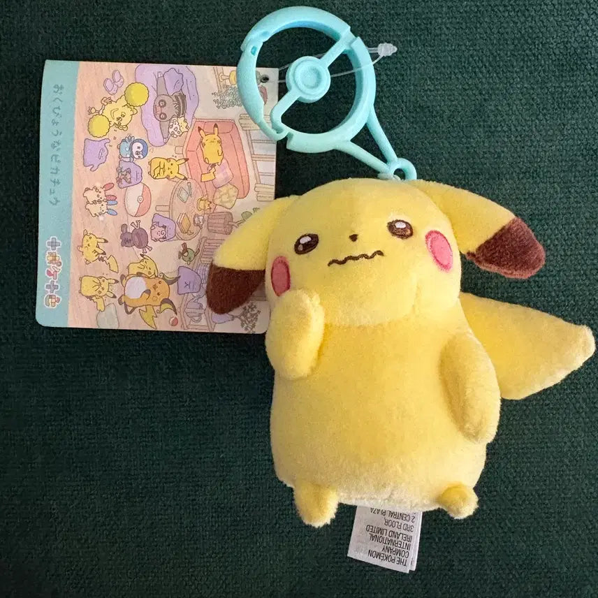 [BUNJANG] Pokemon Pikachu Plush Keychain / 포켓몬스터 각양각색 겁쟁이 피카츄 인형 키링 누이