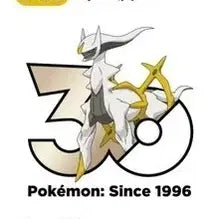[BUNJANG] Pokemon 30th Anniversary Arceus Sticker (30 Logo) / 30주년 아르세우스 포켓몬 띠부씰 30로고