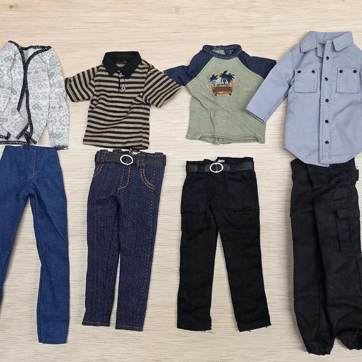 [BUNJANG] Barbie Ken Action Figure Outfit Set (3) / 바비인형 켄 육일돌 액션피규어 의상 모음 (3)
