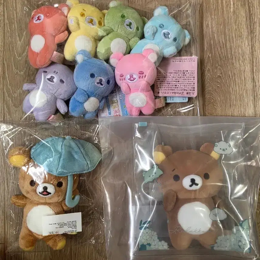 [BUNJANG] Rilakkuma "After the Rain" Doll Set / 리락쿠마 비온뒤맑음 인형 세트 일괄