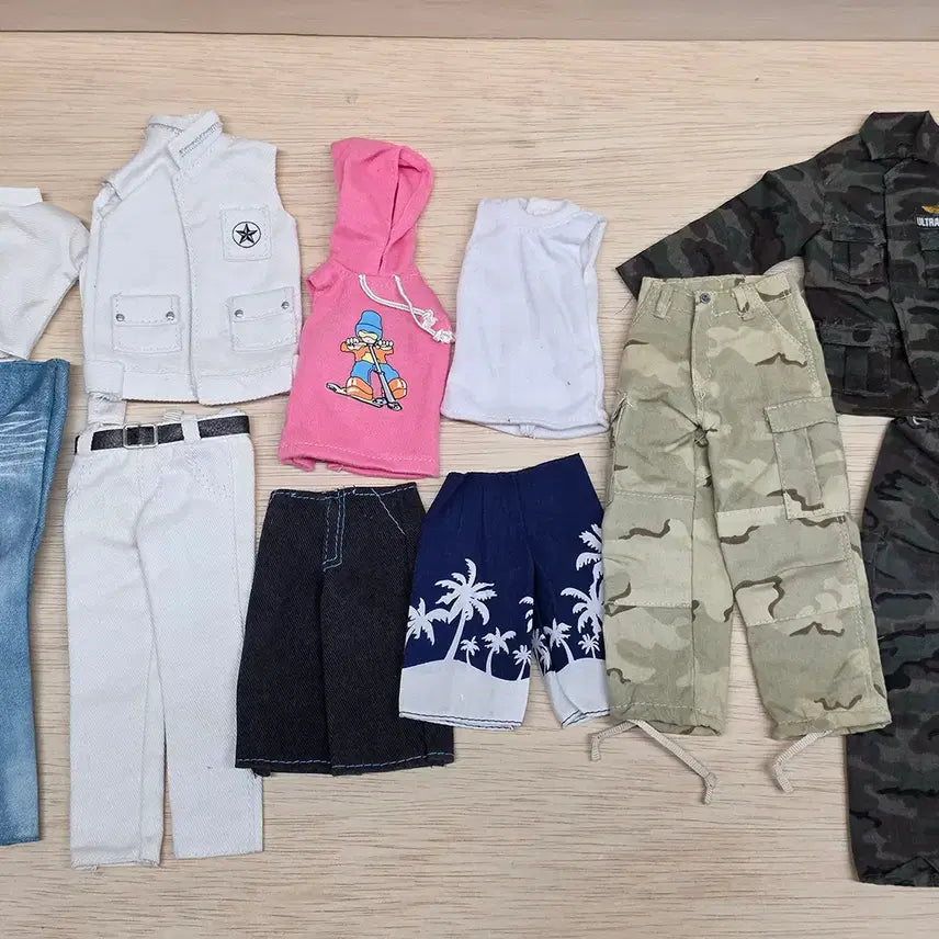 [BUNJANG] Barbie Ken Doll Action Figure Outfit Set (5) / 바비인형 켄 육일돌 액션피규어 의상 모음 (5)