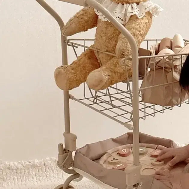 [BUNJANG] Antique Teddy Bear with Dress / 앤틱 곰돌이 인형