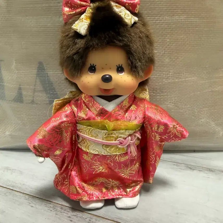 [BUNJANG] Monchhichi Kimono Girl Doll / 몬치치 기모노 걸