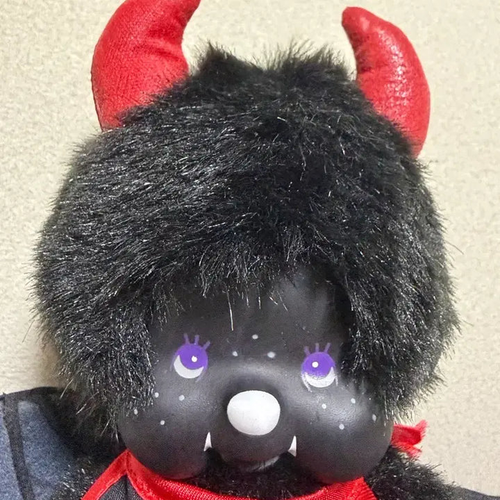 [BUNJANG] Devil Monchhichi (Black) / 악마 몬치치(흑)