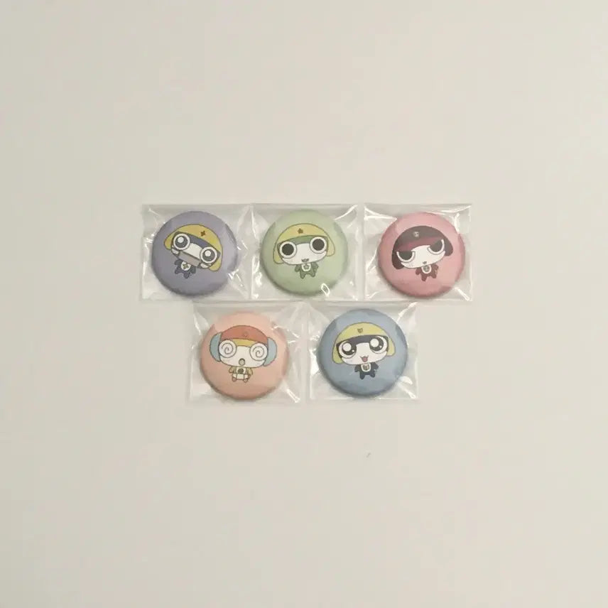 [BUNJANG] Sgt. Frog Keroro Shiro-mo Pin Badge Button Set / 개구리 중사 케로로 시로모님 비공굿 핀뱃지 핀버튼