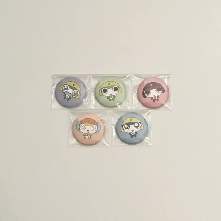 [BUNJANG] Sgt. Frog Keroro Shiro-mo Pin Badge Button Set / 개구리 중사 케로로 시로모님 비공굿 핀뱃지 핀버튼