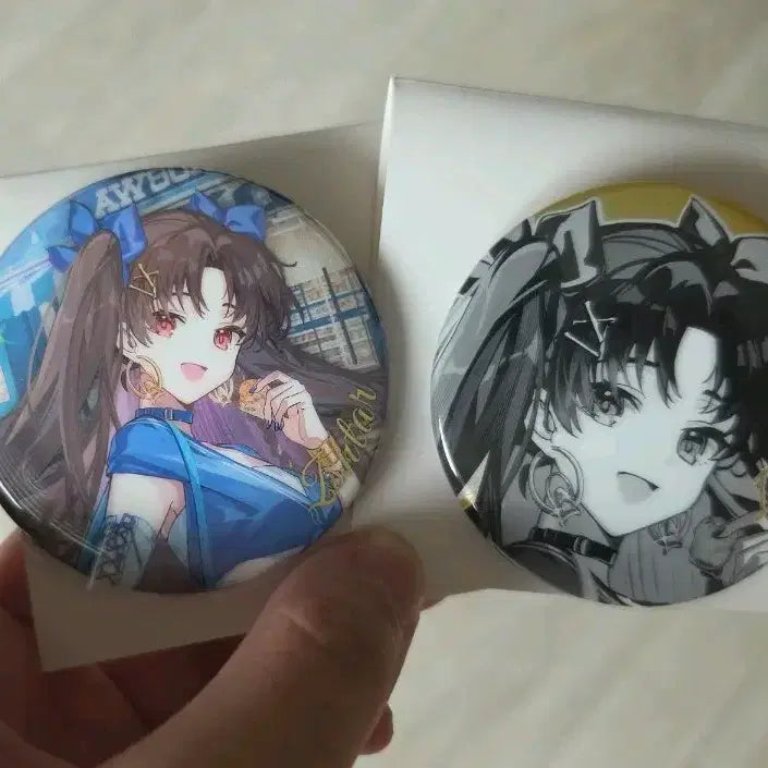 [BUNJANG] Fate/Grand Order Lawson Collab Ishtar Can Badge Set / 페이트 fgo 중국 로손 콜라보 캔뱃지 이슈타르 세트