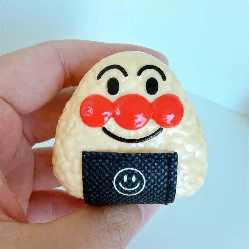 [BUNJANG] Anpanman Onigiri Mini Figure 2 Types Bundle Set / 호빵맨 삼각김밥 미니 피규어 2종 일괄