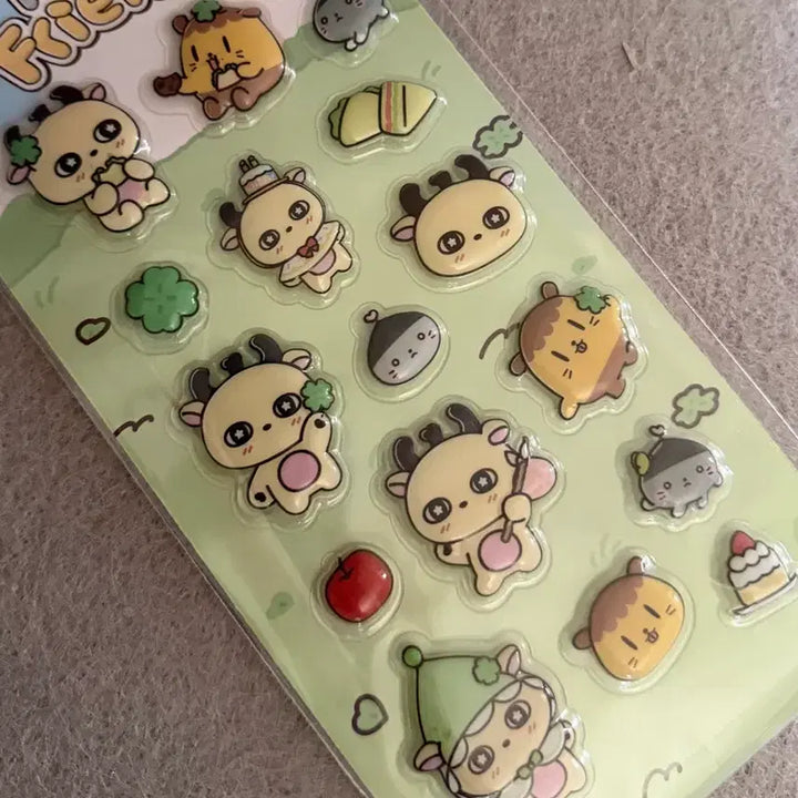 [BUNJANG] Park Ji Hoon Soshimi Friends 3D Sticker / 박지훈 소심이 프렌즈 입체 스티커