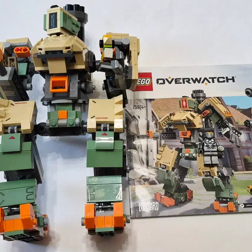 [BUNJANG] LEGO Overwatch 75974 Bastion &amp; Reinhardt Bundle Set / 레고 오버워치 75974 바스티온 &amp; 라인하트 일괄