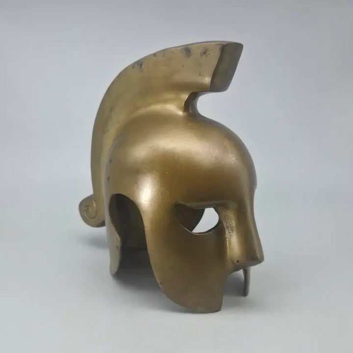 [BUNJANG] Antique Hellenistic Corinthian Helmet Decorative Object / 골동품 근대사 황동제  그리스 코린토스 양식 투구 장식품