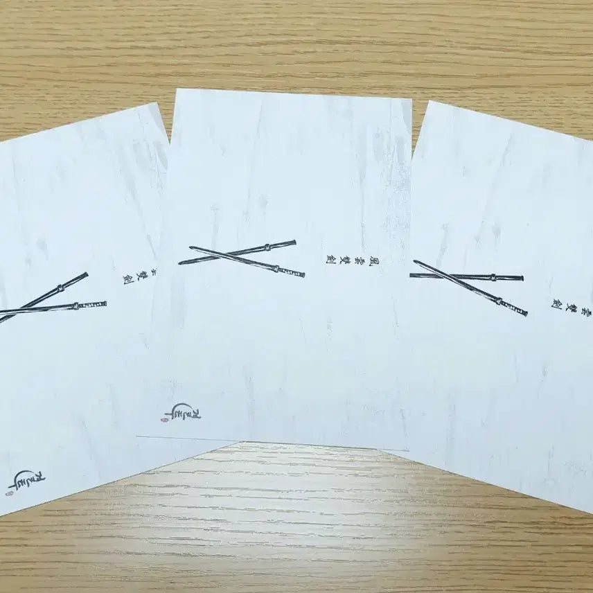 [BUNJANG] Musical Duel Premiere Postcard Set (3 pcs) / 연뮤 23 뮤지컬 결투 초연 증정 엽서 3장 일괄